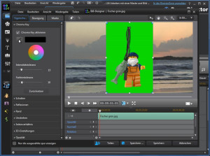 Chromakey in PowerDirector