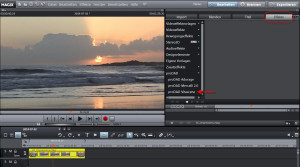 Vitascen V2 in MAGIX Video Deluxe