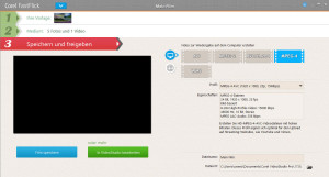 Corel FastFlick - Film oder Slideshow exportieren