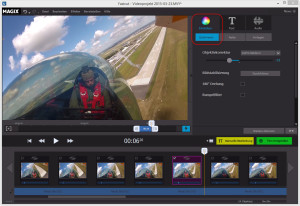 MAGIX FASTCUT - Objektivkorrektur und Stabilisierung