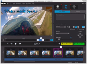 MAGIX FASTCUT - Texte eingeben und bearbeiten