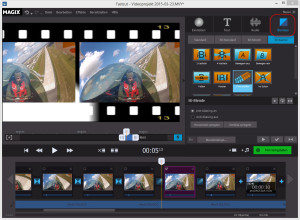 MAGIX FASTCUT - Blenden hinzufügen