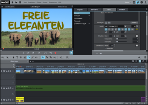 MAGIX 2016 - Titel bearbeiten