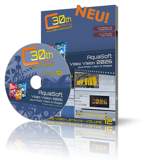 Video-Lernkurs Volume 12 für AquaSoft Video Vision 2026 & Stages 2026