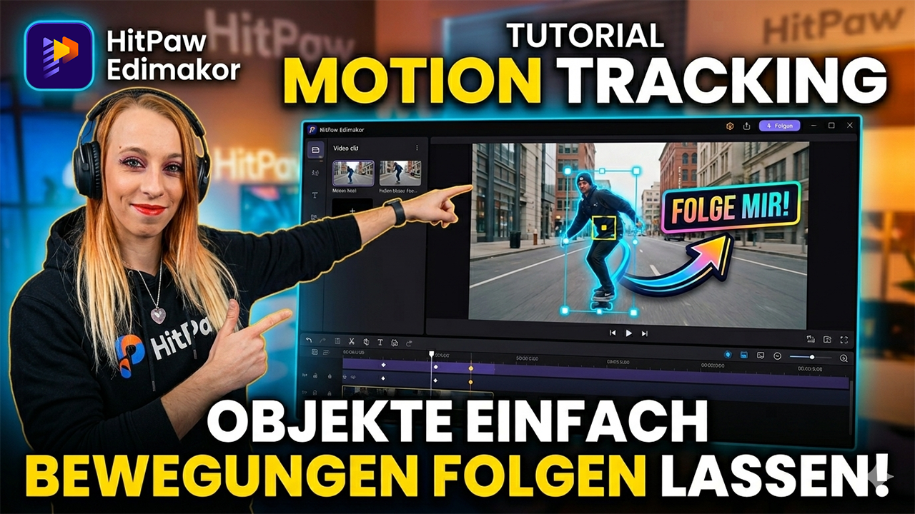Motion Tracking - Bewegte Objekte einfach im Video folgen lassen ...