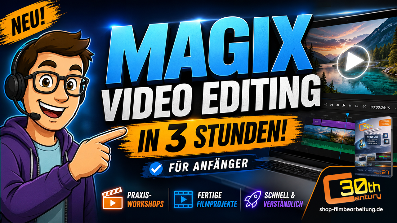 Video-Lernkurs MAGIX Video deluxe / Pro X – Volume 27 inkl. neuen Projekte