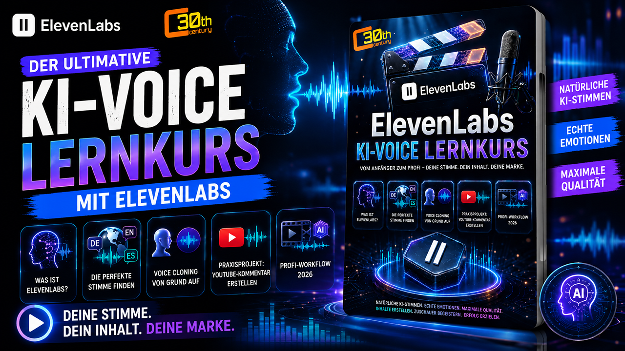 Praxis-Video-Lernkurs für ElevenLabs (Audio KI)